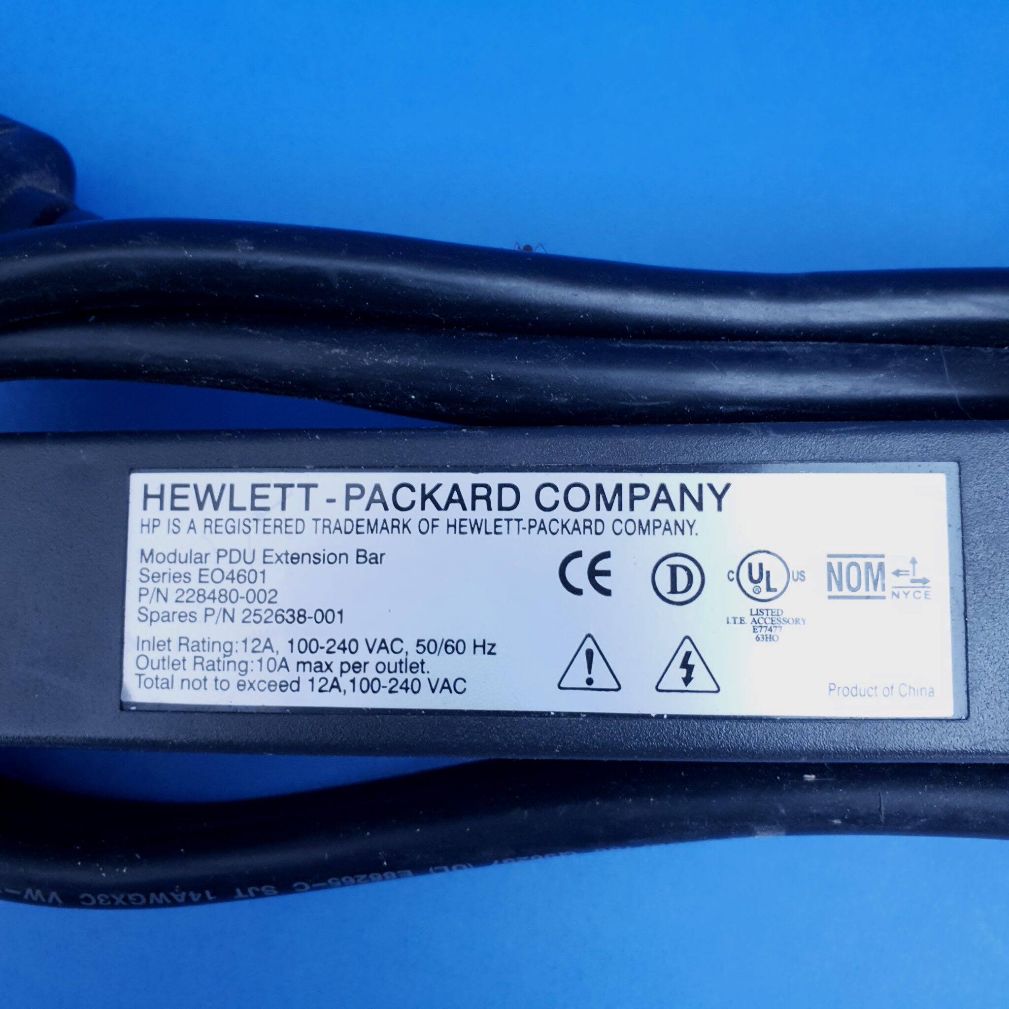 Lot 7 PDU Modulaires HP EO4601 - 8 Connecteurs C13/C19 - Montage Rack - Occasion