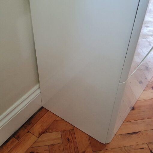 Scudo Bella floor standing vanity gloss white finish 940 x 480 x 800mm - Image 2