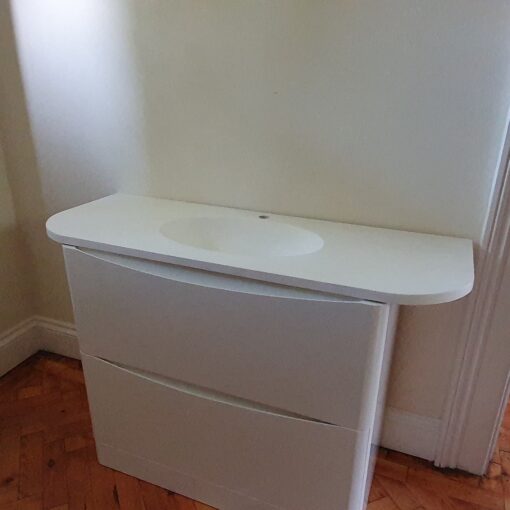 Harrogate Brunswick 1200 Basin White 1260 x 520 x 200mm
