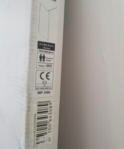 Alternative view of Scudo S8 Wet Room Glass Panel 700 x 2000 x 8mm Boxed